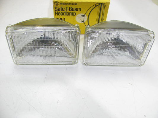 (2) Westinghouse 4651 High Beam Headlight Head Lamp Bulbs For 4 HEADLIGHT SYSTEM