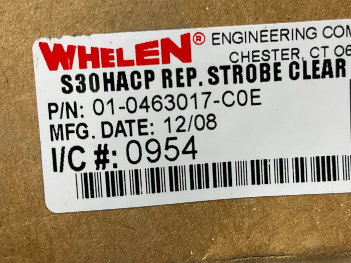 Whelen 01-0463017-C0E Replacement Clear Strobe Tube Light Bulb