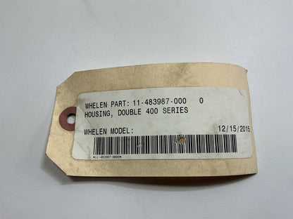 Whelen 11-483987-000 Double 400 Series Light Housing, Some Surface Rust