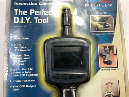 Whistler WIC5000 Waterproof Inspection Camera W/ LED Light, 2.4'' Color Monitor