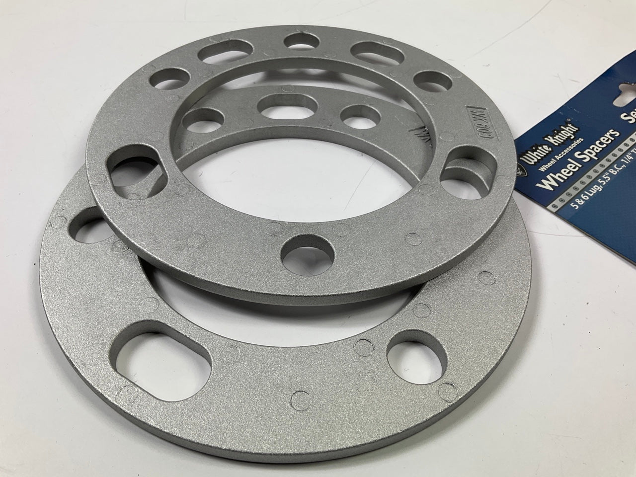 White Knight 106032 Wheel Spacers 5 & 6 Lug 5.5'' B.C., 1/4'' Thick