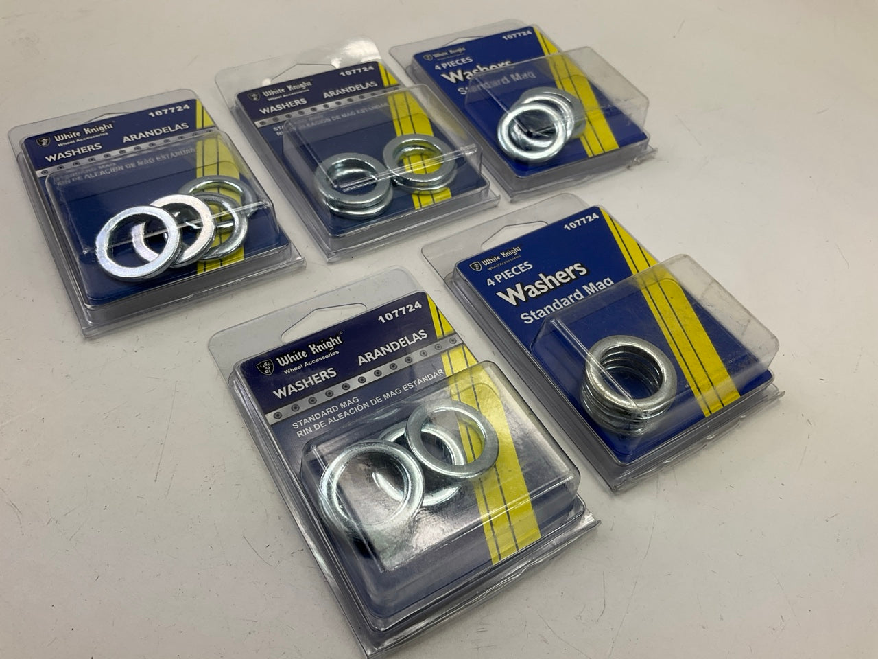 (20) White Knight 107724 Standard Mag Wheel Lug Nut Washers