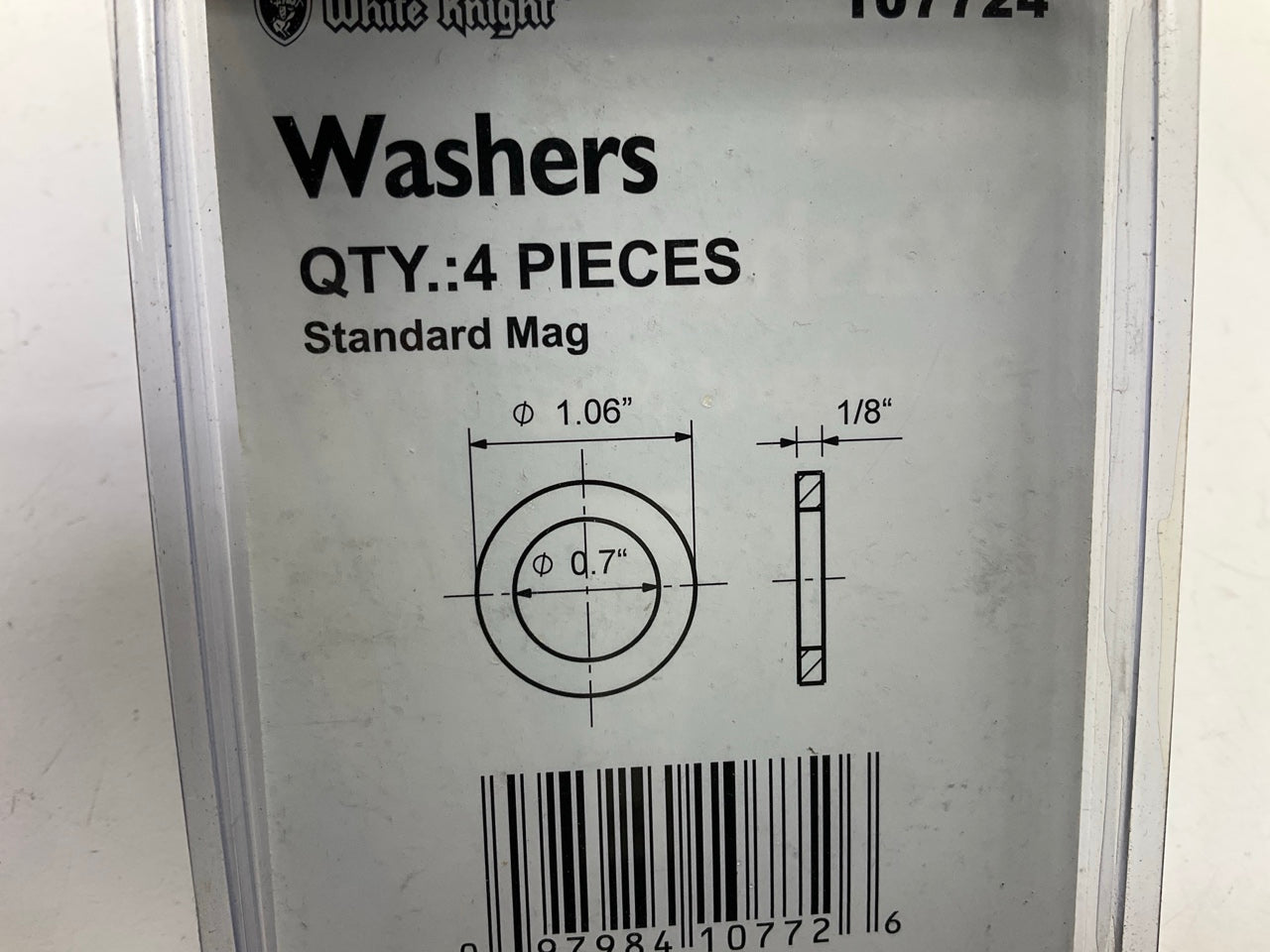 (20) White Knight 107724 Standard Mag Wheel Lug Nut Washers