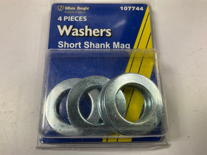 White Knight 107744 Wheel Lug Nut Washers - Short Shank Mag - 4/Pack