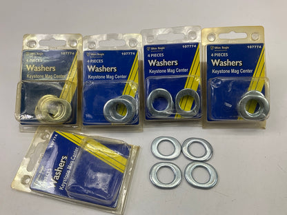 (20) White Knight 107774 Keystone Mag Center Lug Nut Washers