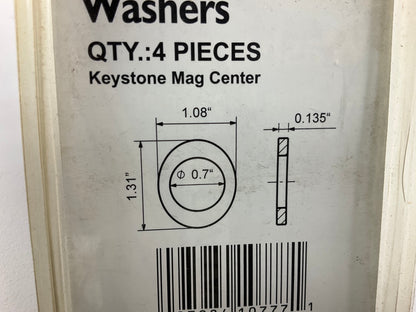 White Knight 107774 Keystone Mag Center Lug Nut Washers 4 / PACK