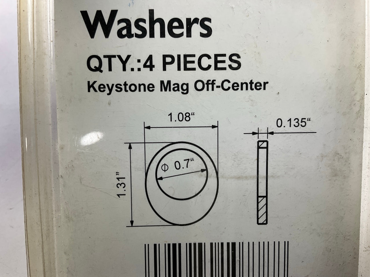 (20) White Knight 107784 Keystone Mag Off-Center Wheel Lug Washers