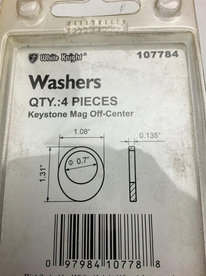 White Knight 107784 Keystone Mag Off-Center Washers 4 / PACK