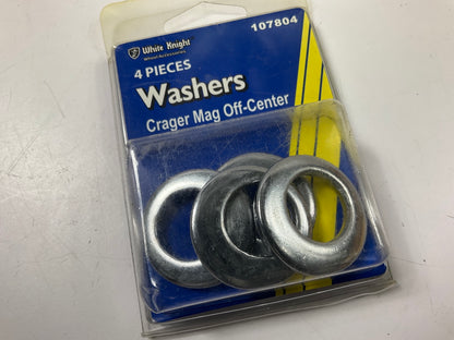 White Knight 107804 Wheel Lug Washers For Crager Mag Off-Center Wheels - 4/Pack