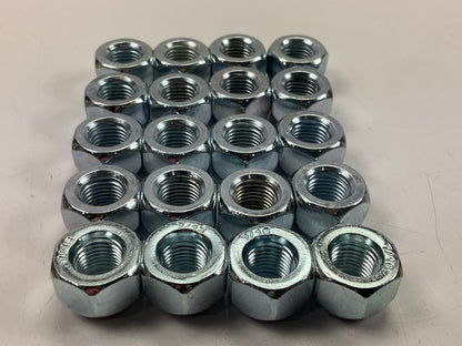 (20) White Knight 113024 Wheel Lug Nuts Open End Bulge Acorn 7/16'' RH 3/4'' Hex