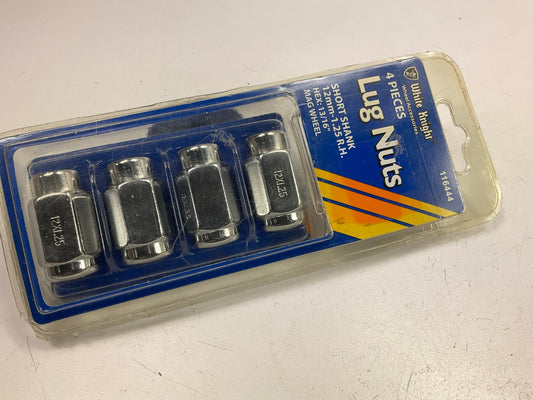 White Knight 11644 Wheel Lug Nuts Short Shank 12mm-1.25 RH, 13/16'' Hex Mag Wheel