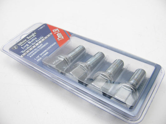 SET OF 4 - White Knight 118074 Wheel Conical Seat Lug Bolts 12mm X 1.50