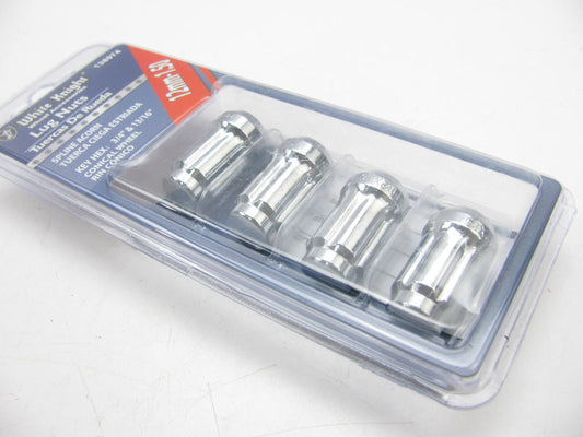 White Knight 138074 Wheel Lug Nuts - 12mm-1.50 Spline Acorn - 4/Pack