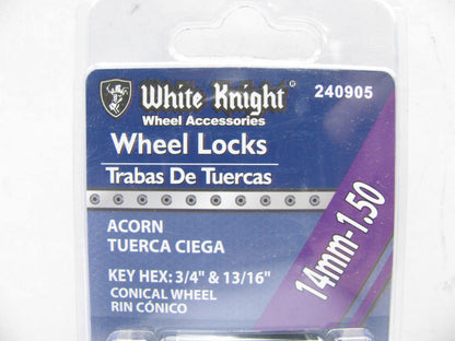 White Knight 240905 Wheel Lock Set Kit - 14mm-1.50