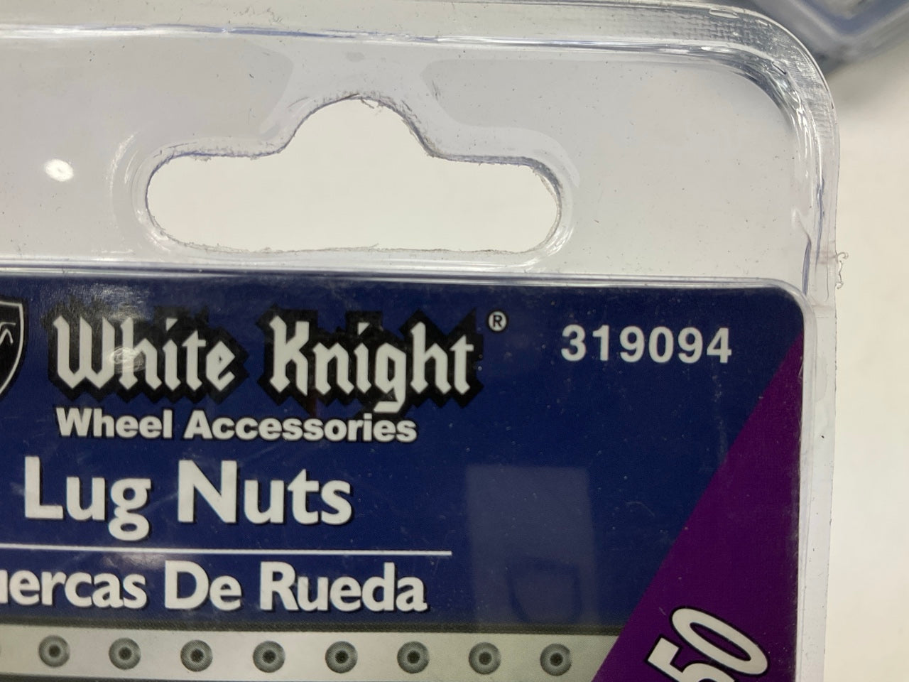 (20) White Knight 319094 Wheel Lug Nuts - 14mm-1.50 XL Bulge Acorn, 3/4'' Hex