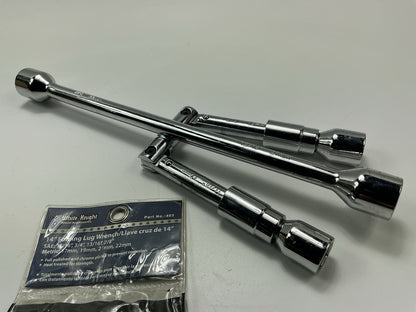 White Knight 403 Folding 4-Way Cross Lug Nut Wrench - 11/16'', 3/4'', 13/16'', 7/8''