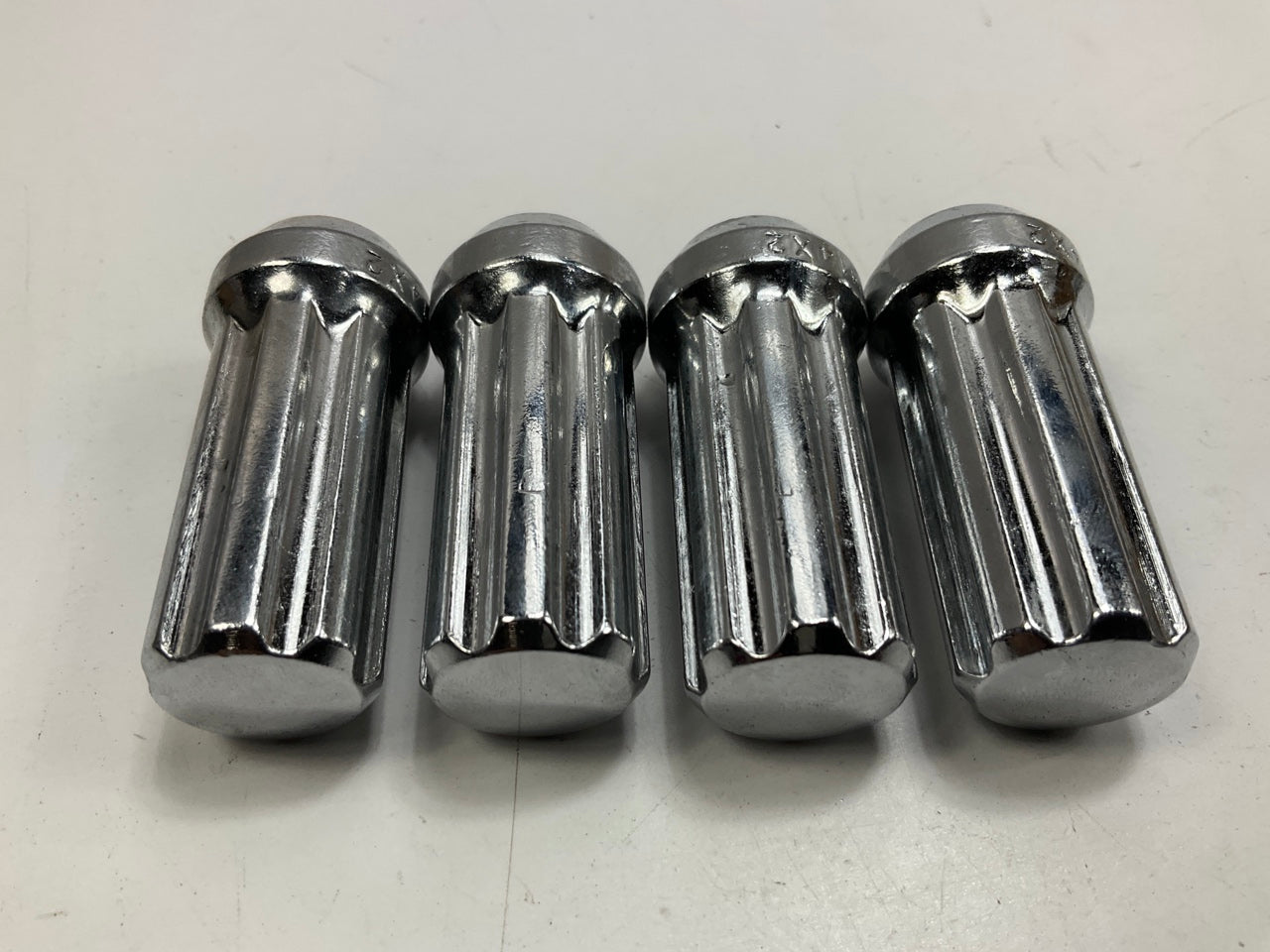 (20) White Knight 438504 Wheel Lug Nuts Duplex Spline Acorn Long 14mm X 2.00 RH