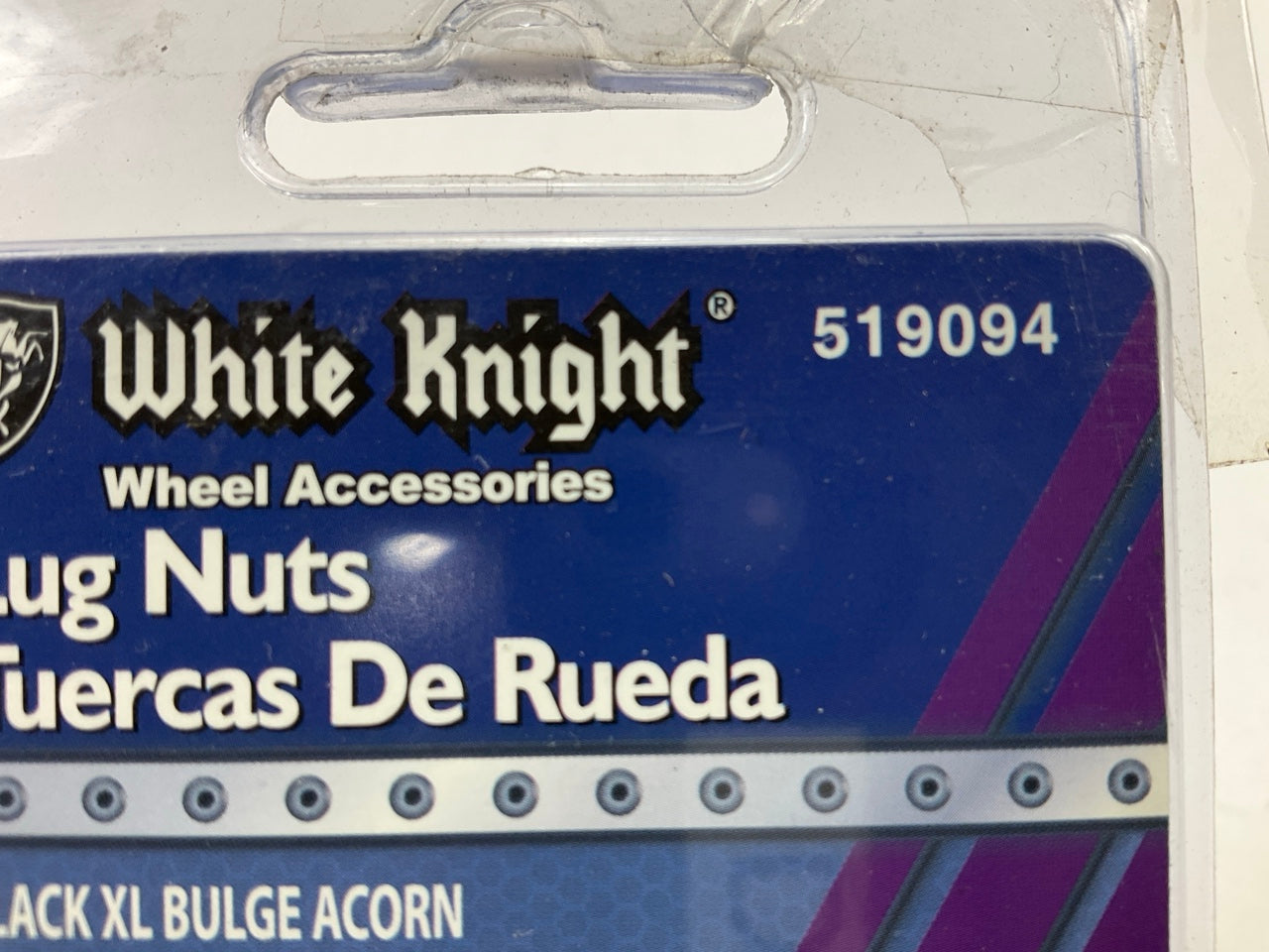 (20) White Knight 519094 Wheel Lug Nuts - 14mm X 1.50 R.H. Thread, 3/4'' Hex