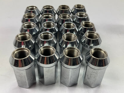 (20) White Knight 519144 Lug Nuts Chrome Bulge Acorn 1/2''-20, 3/4'' Hex