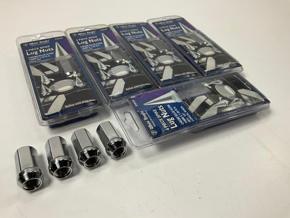 (20) White Knight 519197 Wheel Lug Nuts For Spikes (Spiles Sold Separately)