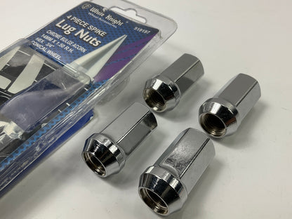 (4) White Knight 519197 Wheel Lug Nuts For Spikes (Spikes Sold Separately)