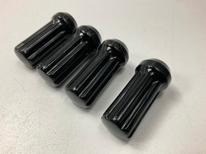 (20) White Knight 538094 Black Spline Drive Conical Seat Lug Nuts 14mm - 1.50