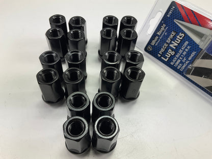 (20) White Knight Wheel Lug Nuts 12mm-1.50RH For Use With Spikes (Sold Separate)