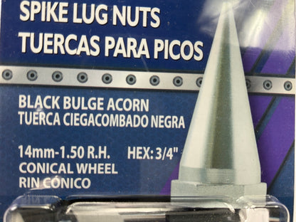 (20) White Knight 619197 Wheel Lug Nuts For Spikes, SPIKES SOLD SEPARATELY