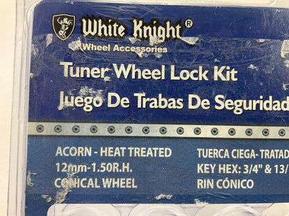 White Knight 748700 12mm X 1.5 R.H. Lug Nut Wheel Lock Kit (20 Piece Set)