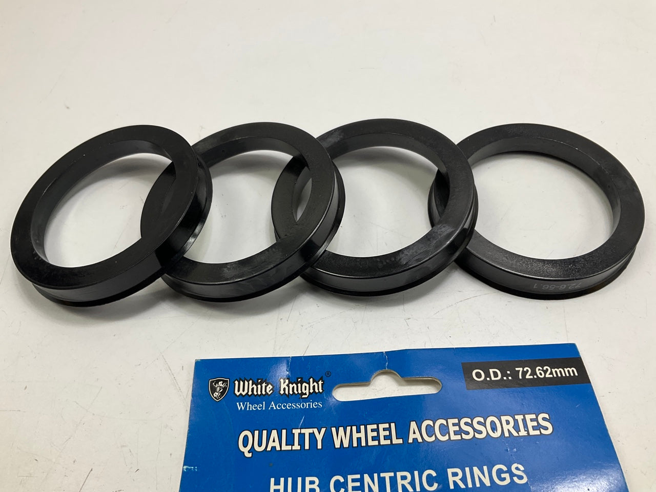 White Knight C72-5615, 72.62mm OD X 56.15mm ID Hub Centric Rings, 4-Piece