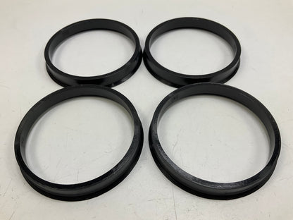 (4) White Knight C72-6606 Hub Centric Rings For Wheels 72.62mm OD, 66.06mm ID