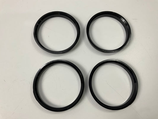 (4) White Knight C72-6656 Hub Centric Rings For Wheels 72.62mm OD, 66.56mm ID