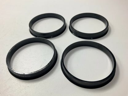 (4) White Knight C72-6710 Hub Centric Rings For Wheels 72.62 Mm OD X 67.10 Mm ID