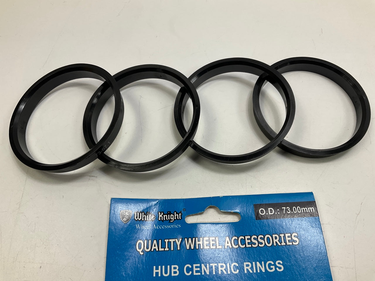 White Knight C73-6706 Wheels Plastic Hub Centric Rings - 67.06mm ID - 73mm OD