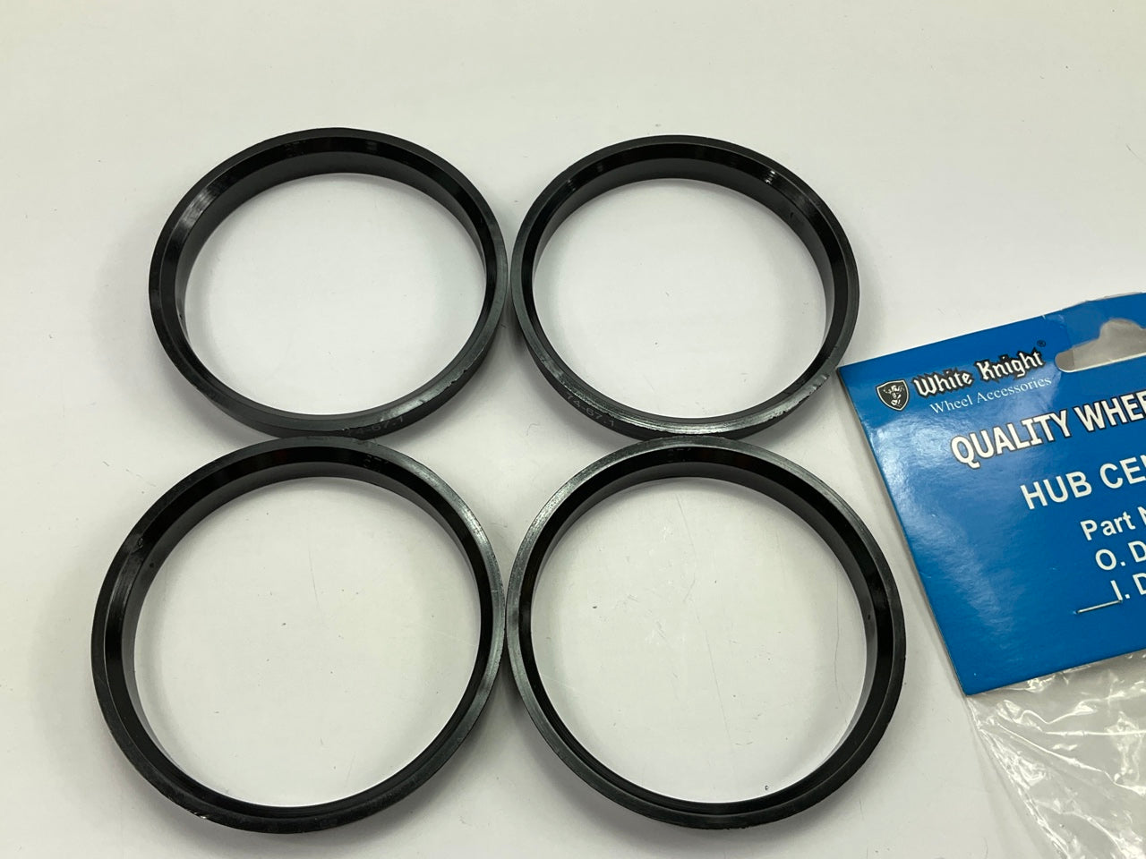 (4) White Knight C74-6706 Hub Centric Rings For Wheels 74.00mm OD, 67.06mm ID