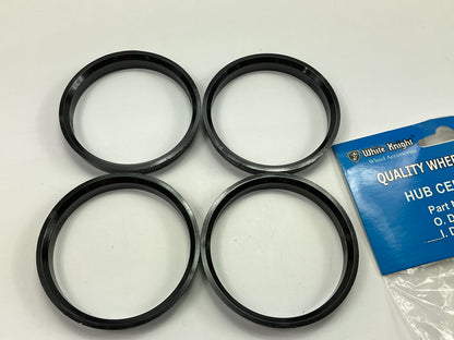 (4) White Knight C74-6706 Hub Centric Rings For Wheels 74.00mm OD, 67.06mm ID