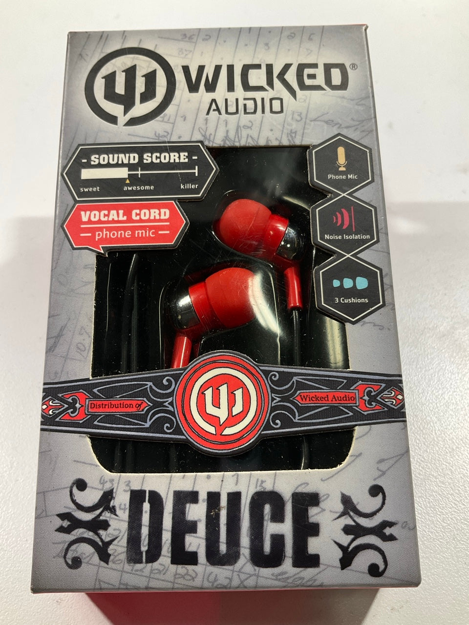 Wicked Audio WI-1856 ''Deuce'' Earbud Headphones