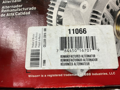 REMAN. Wilson 11066 Alternator For 2003-2005 Mercedes-Benz C230 1.8L 120 Amp