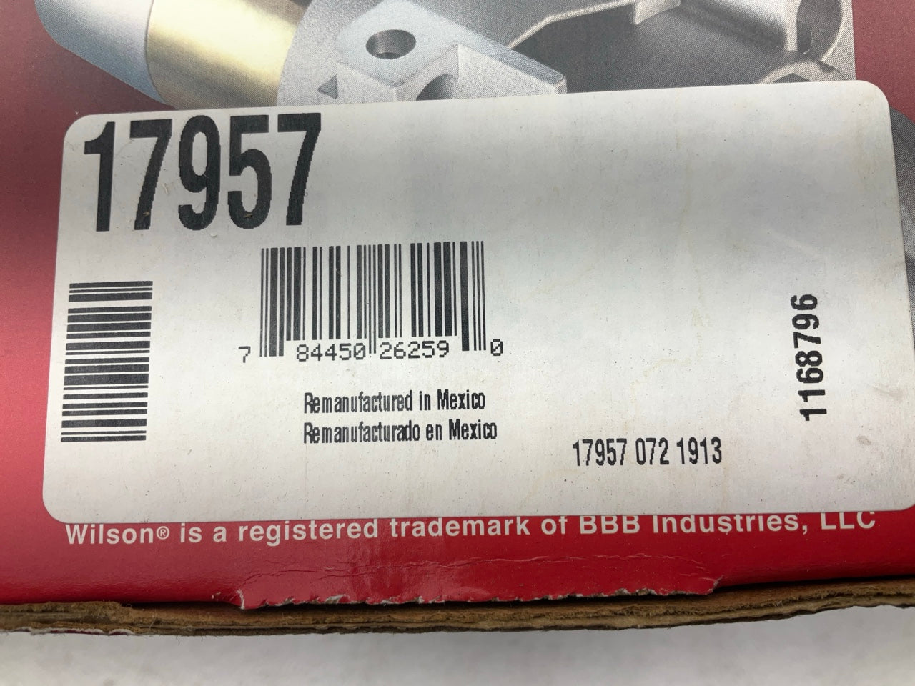 REMAN. Wilson 17957 Starter For 2006-2011 Honda Civic 1.8L