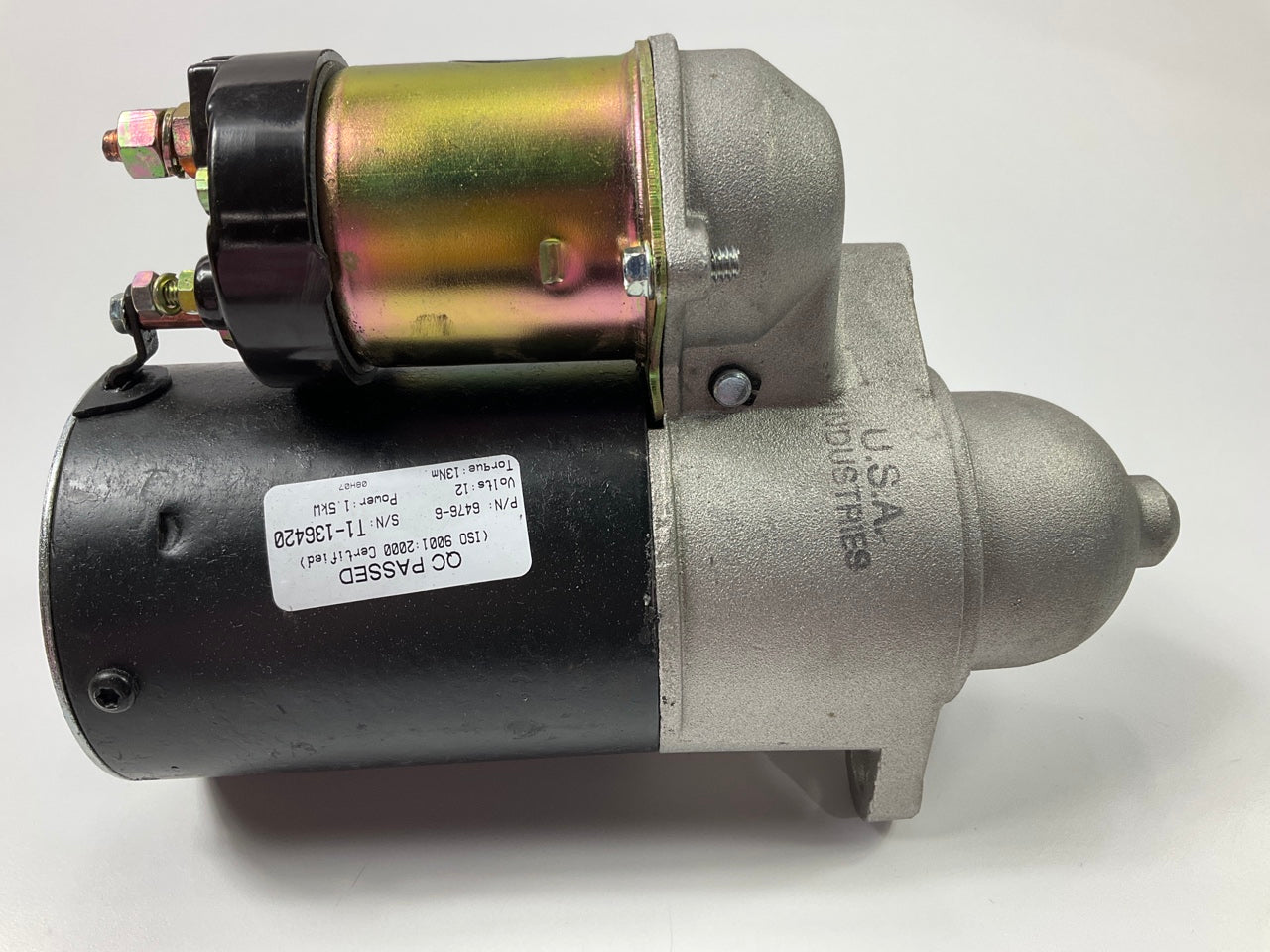 REMAN. USA Industries 6475 Starter