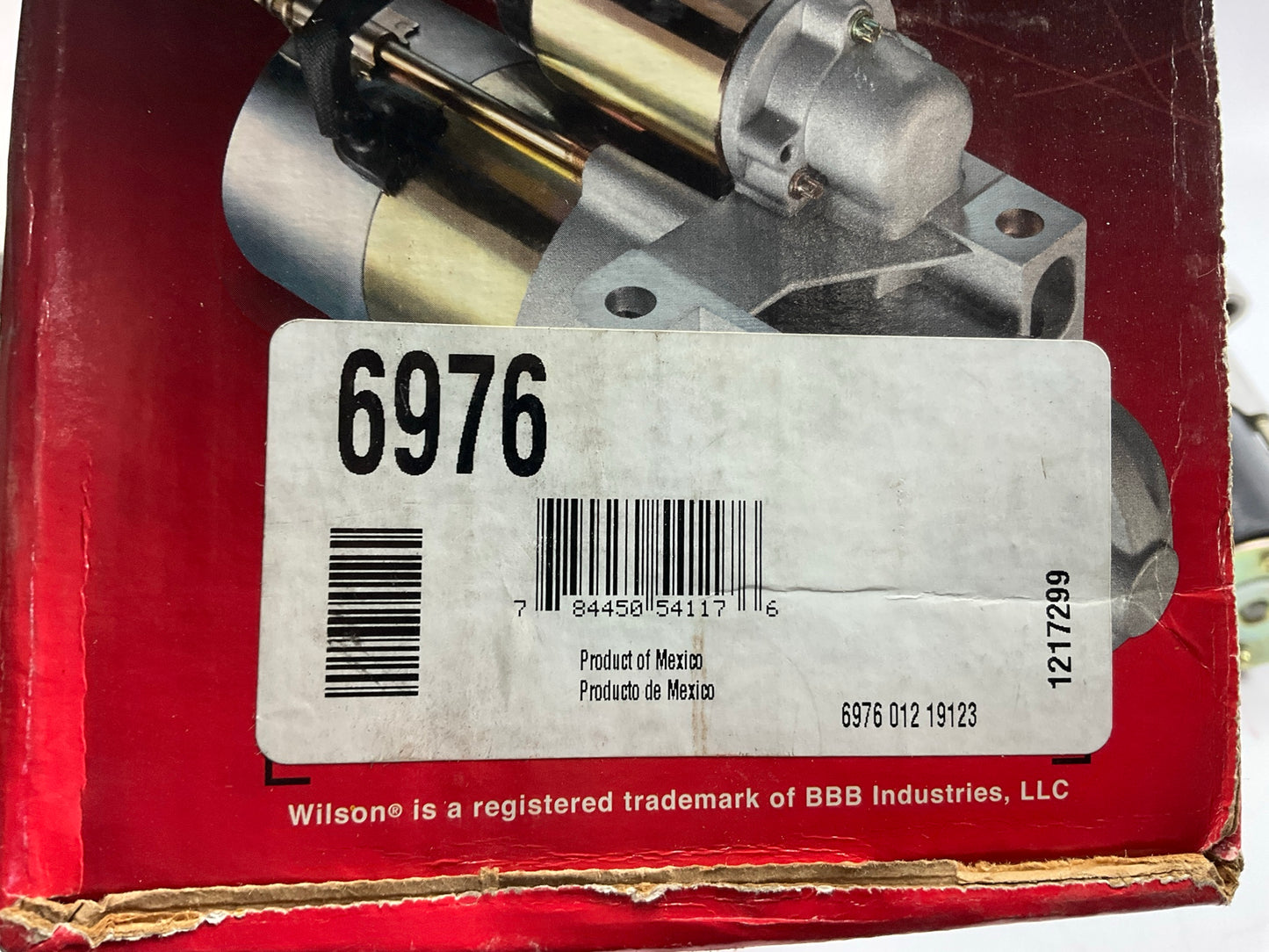 REMAN. Wilson 6976 Starter (3.5L V6 ONLY)