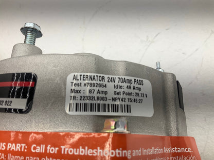 REMAN. Wilson 90-01-4152 24V 70 Amp Alternator 10459026, 10461235, 1117900