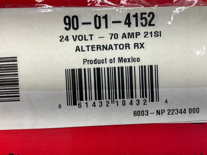 REMAN. Wilson 90-01-4152 24V 70 Amp Alternator 10459026, 10461235, 1117900