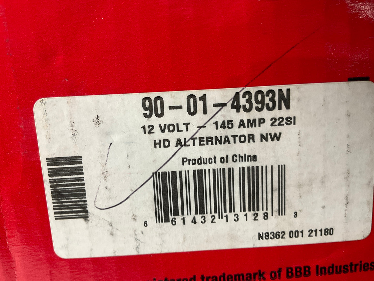Wilson 90-01-4393N Alternator (Delco 22SI Type) 12 Volt, 145 Amp