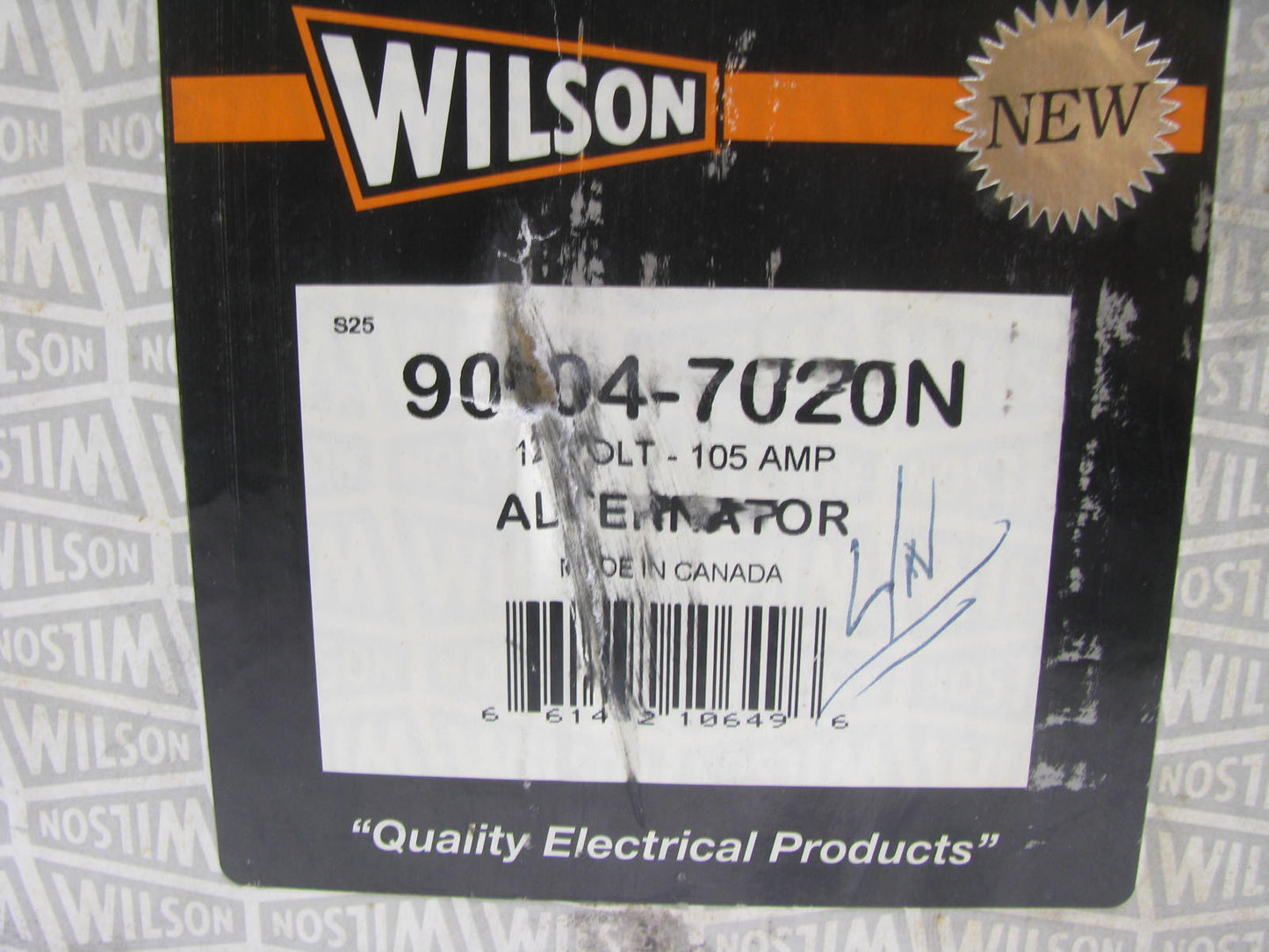 Wilson 90-04-7020 Alternator W/O Pulley Replaces Leece Neville 7900-14V