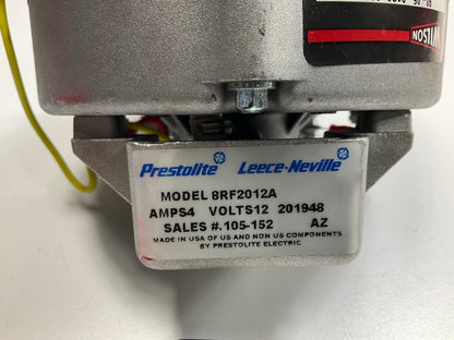 REMAN. Wilson 90-05-9132 Alternator, Motorola 8AR Type, 12 Volt 37 Amp