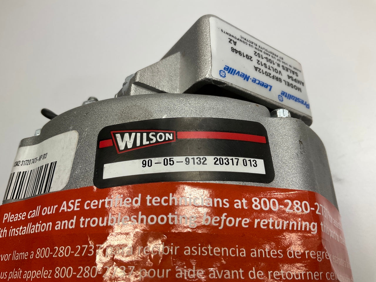 REMAN. Wilson 90-05-9132 Alternator For 1996-2006 Lincoln Welder W/ Motorola 37A