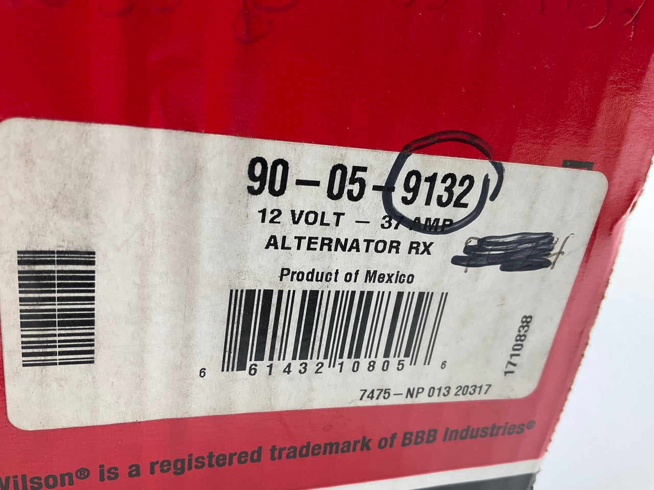 REMAN. Wilson 90-05-9132 Alternator For 1996-2006 Lincoln Welder W/ Motorola 37A
