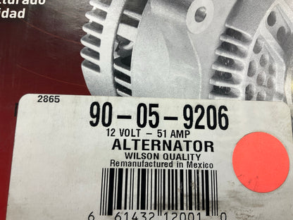 REMAN. Wilson 90-05-9206 Alternator 51 AMP For Kubota CT4-114 Diesel Engine 51A