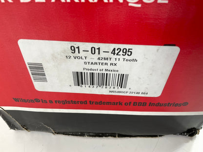 REMAN. Wilson 91-01-4295 Starter - 42MT Type, 12 Volt, 11 Tooth